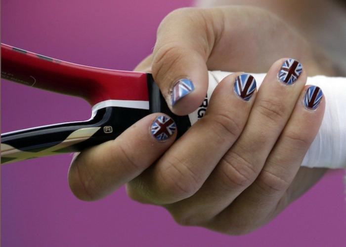 Las uñas de las Olimpiadas: las atletas de Londres 2012 locas por las manicuras patrióticas (FOTOS)