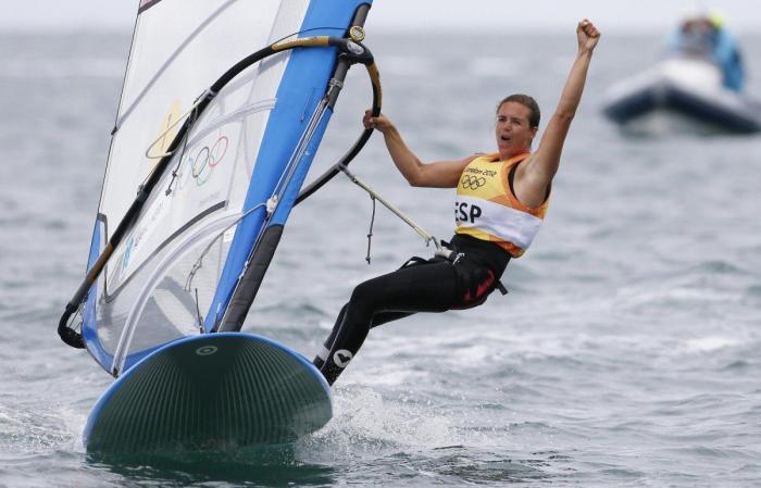 Juegos Londres 2012: Marina Alabau, primera medalla de oro para España en windsurf (FOTOS)