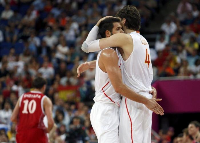 Juegos Londres 2012: España, a la final de baloncesto tras una sufrida victoria ante Rusia (67-59) (FOTOS)