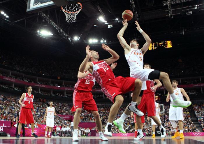 Juegos Londres 2012: España, a la final de baloncesto tras una sufrida victoria ante Rusia (67-59) (FOTOS)