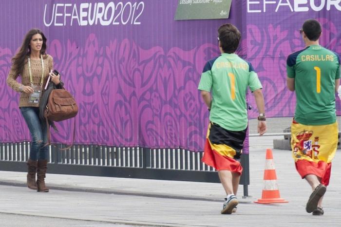 Eurocopa 2012: Twitter da las "gracias" a Sara Carbonero