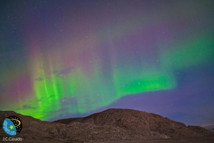 Así es ver una aurora boreal en Groenlandia