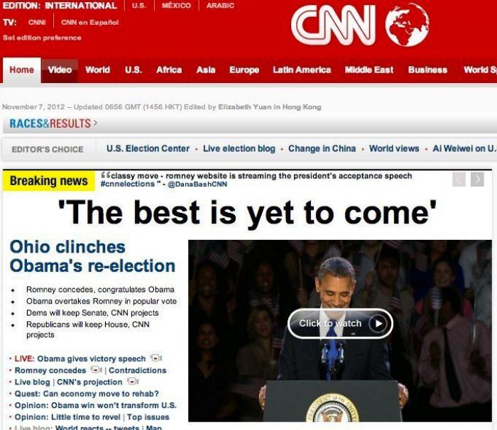 Obama se emociona y llora al felicitar a su equipo por la victoria en las elecciones de Estados Unidos (VÍDEO, FOTOS)