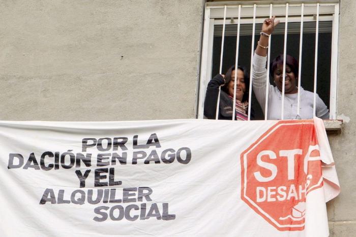 Una madre en paro y su hija de un año serán desahuciadas de su casa en Leganés (Madrid)