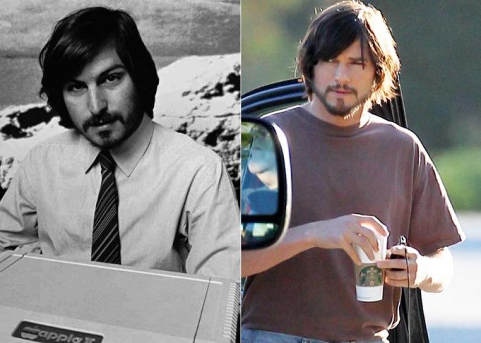 Steve Jobs-Ashton Kutcher: la alucinante caracterización en jOBS (FOTOS)