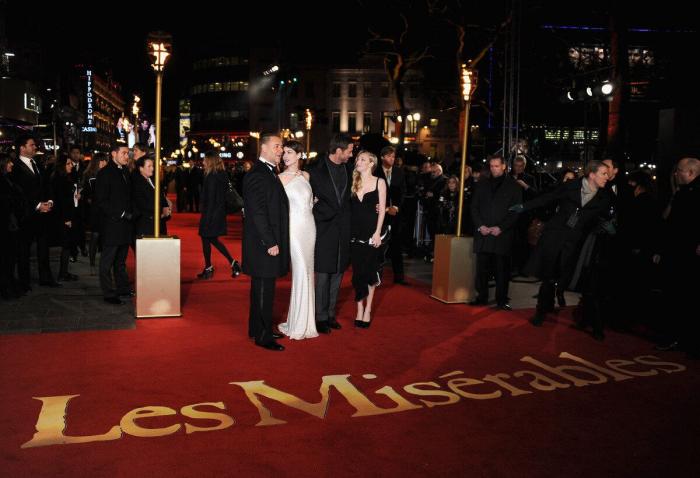 El estreno de la película 'Los Miserables' en Londres (FOTOS)