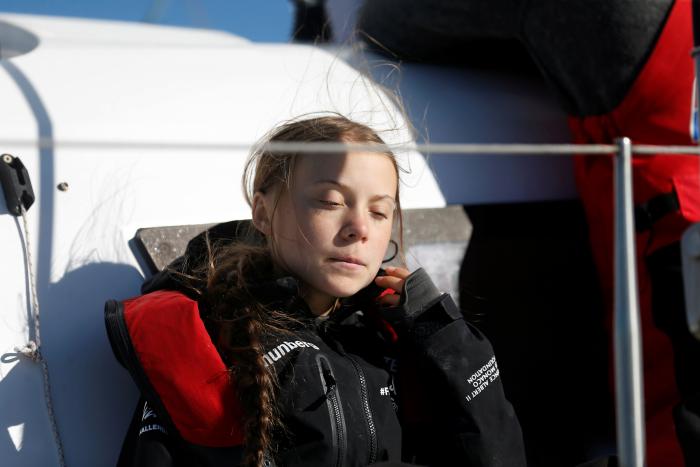 Greta Thunberg llega a Lisboa, escala previa a la Cumbre del Clima de Madrid