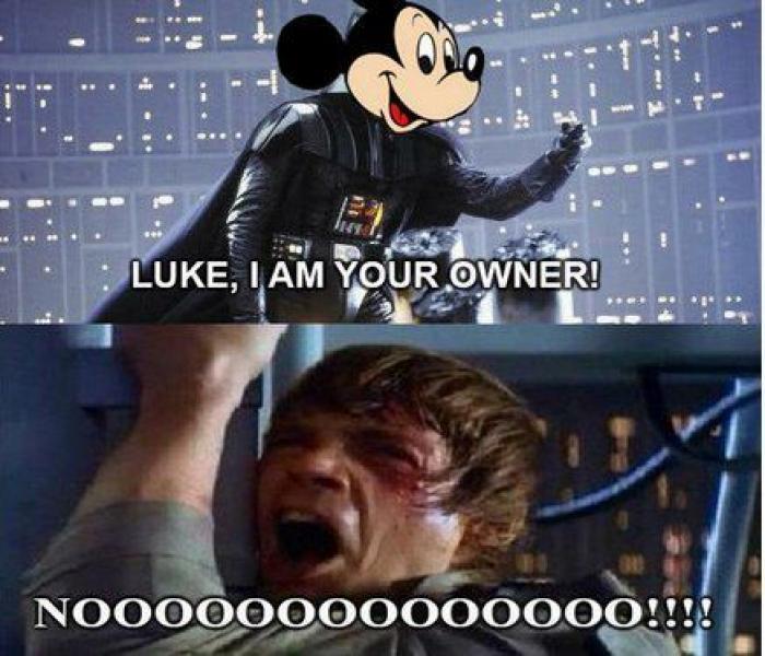 Imperio Disney vs Lucasfilm: su alianza, en montajes de los fans (FOTOS)