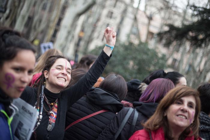 Las fotos de la manifestación feminista en Madrid