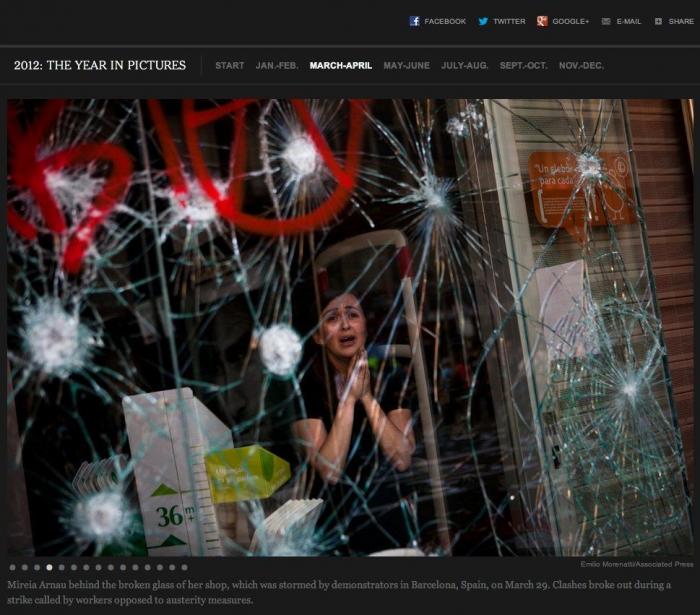 Tres fotos de España sobre la crisis se cuelan en el especial fotográfico de 'The New York Times'