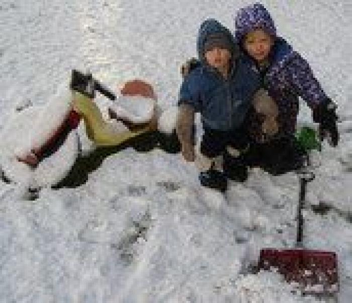 Niños con abrigos mulliditos: imágenes que reconfortan contra el frío (FOTOS)