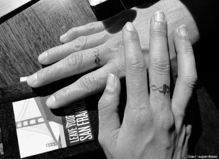 Tatuajes para parejas (FOTOS)