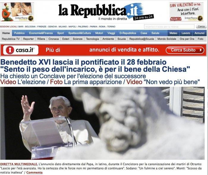Lombardi reconoce que el papa se golpeó la cabeza con el lavabo durante su viaje a México