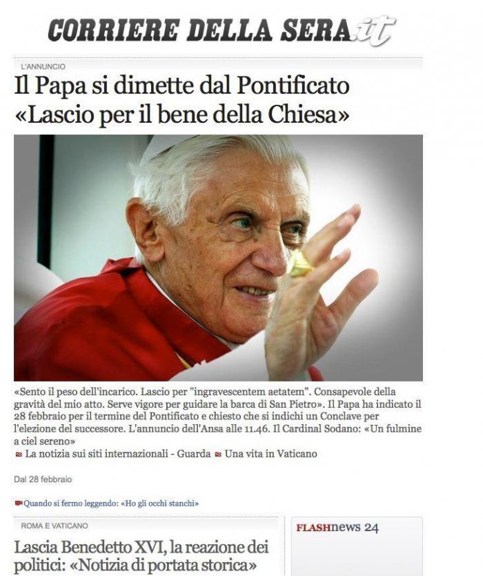 Lombardi reconoce que el papa se golpeó la cabeza con el lavabo durante su viaje a México
