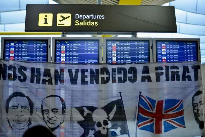 Otros 230 vuelos de Iberia cancelados en una huelga con un 70% de seguimiento