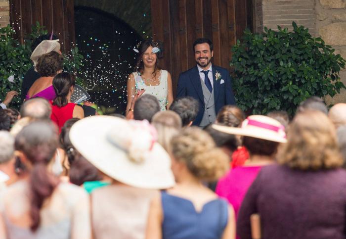 Las imágenes de la boda de Alberto Garzón y Anna Ruiz