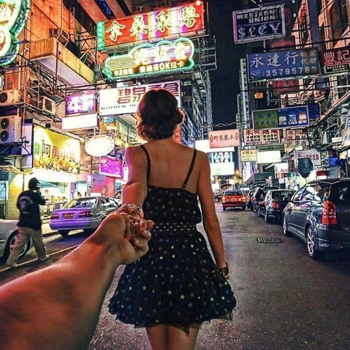 #Followmeto... al altar: la imagen más especial del fotógrafo de Instagram que sigue a su novia por el mundo