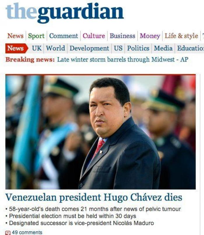 Muerte de Hugo Chávez: El presidente de Venezuela muere de cáncer