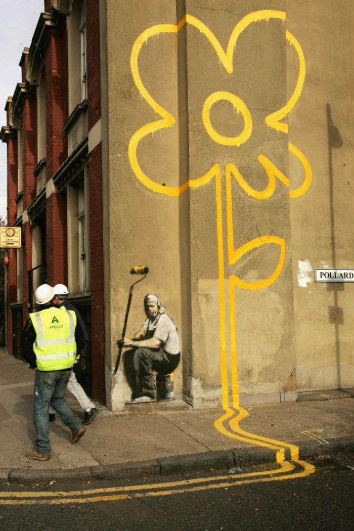 'El Manitas' de 'Art Attack' sale al paso de los rumores y deja bien claro que no es Banksy