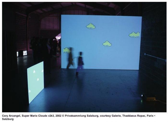 Las nubes de Mario Bros, pieza de exposición en Viena (FOTOS)