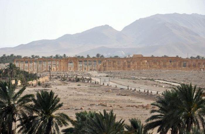 El Estado Islámico destruye el Arco del Triunfo de Palmira