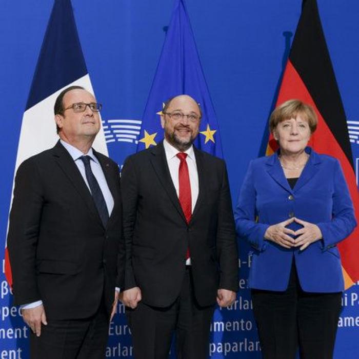 El día que Felipe VI, Hollande y Merkel visitaron Estrasburgo