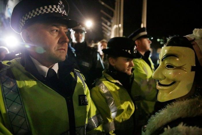 Protestas Anonymous en Londres por el 5 de Noviembre: la manifestación de las máscaras de Guy Fawkes (FOTOS)