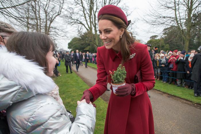 La brillante respuesta de la duquesa de Cambridge a una joven que le dijo que era "perfecta"