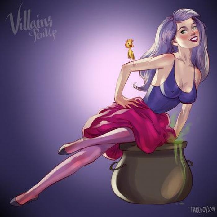 Las villanas de Disney convertidas en 'pin-ups' son seductoramente malvadas (FOTOS)