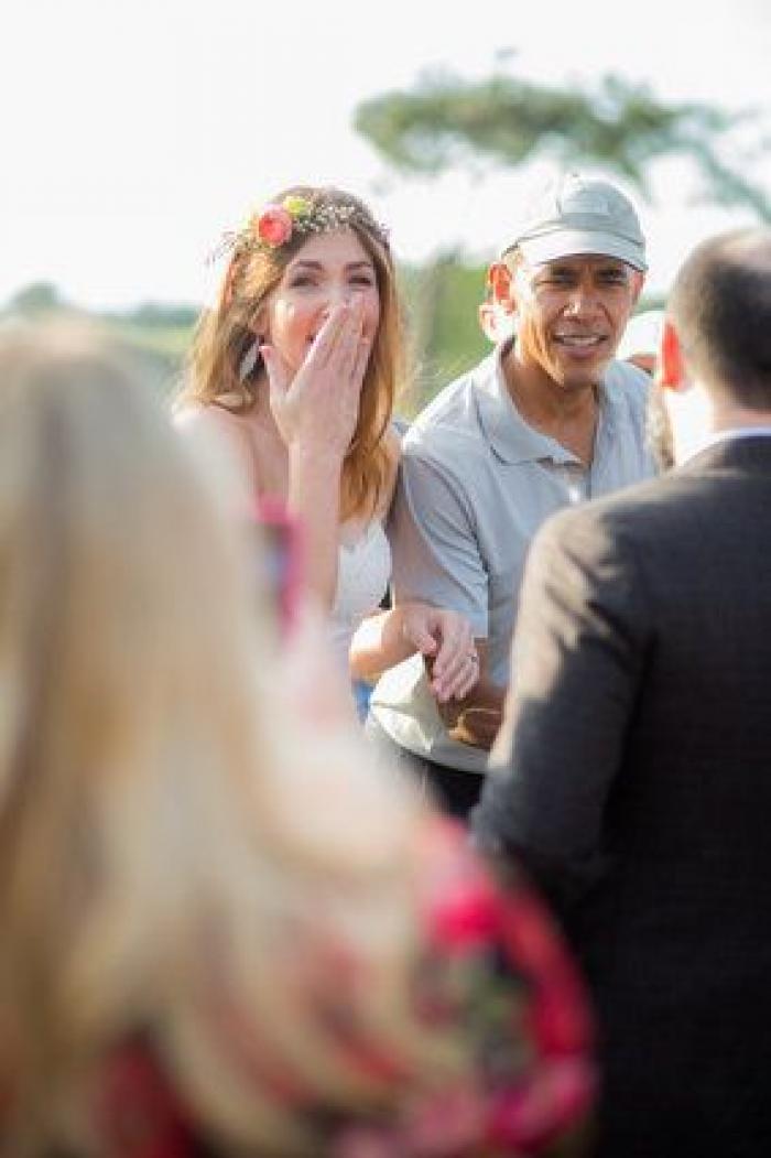 Obama se coló en una boda y estas son las fotos que lo demuestran