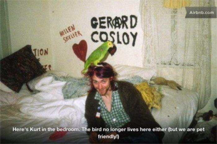 Cuánto cuesta dormir en la habitación de Kurt Cobain y Courtney Love (FOTOS)