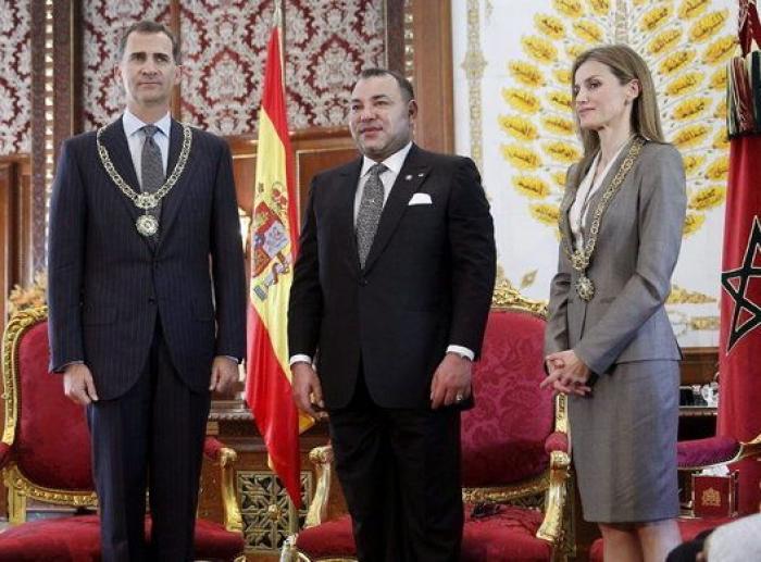 Mohamed VI recibe con su familia a los reyes en Rabat (FOTOS)