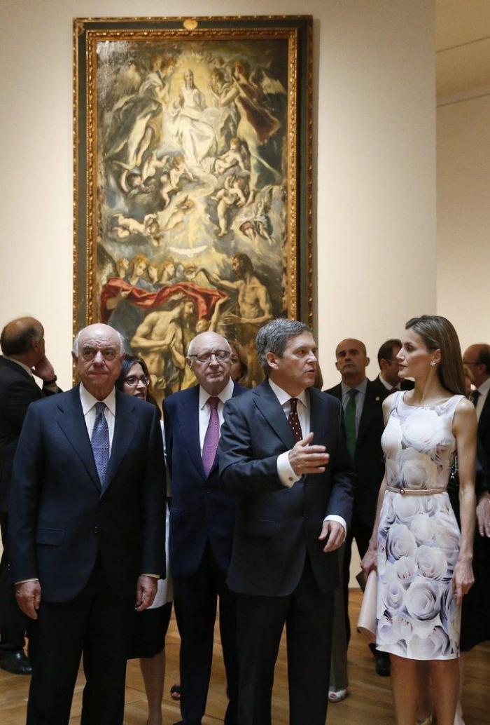 Reina Letizia: primer acto en solitario en el Museo del Prado (FOTOS)