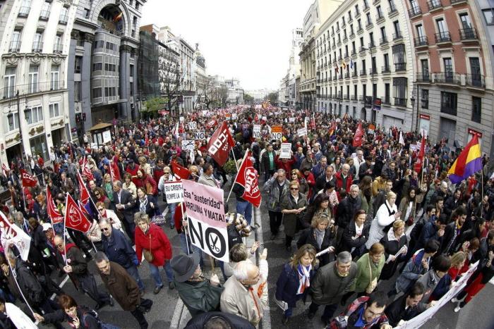 Manifestaciones Día del Trabajo: UGT y CC OO convocan 80 marchas este Primero de Mayo contra la austeridad y los recortes (DIRECTO)