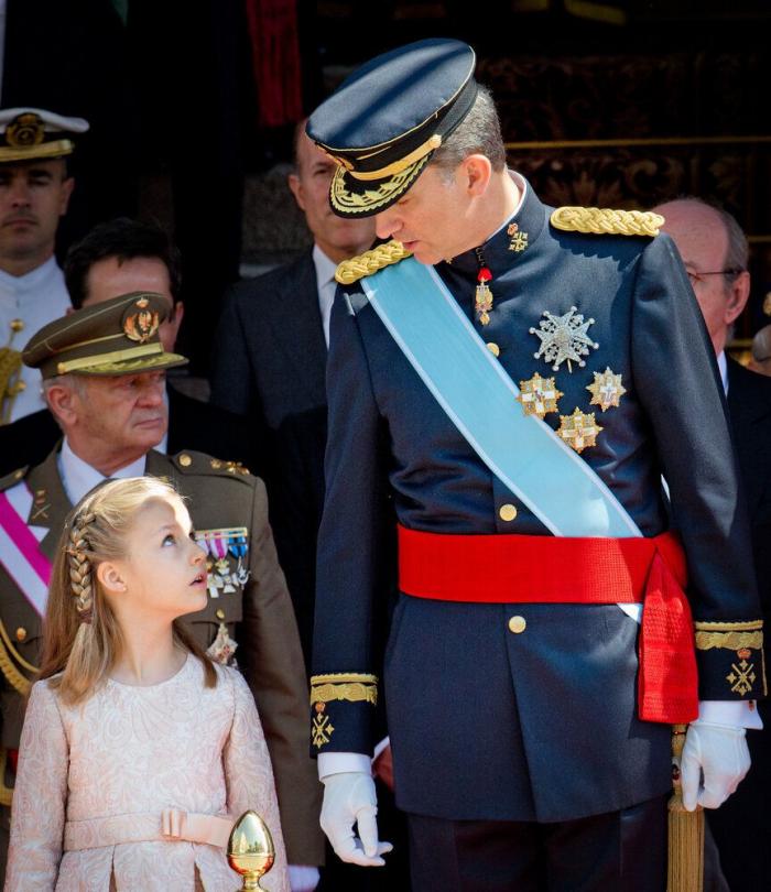 El significativo detalle del 'look' de la princesa Leonor en el acto militar del 12 de octubre