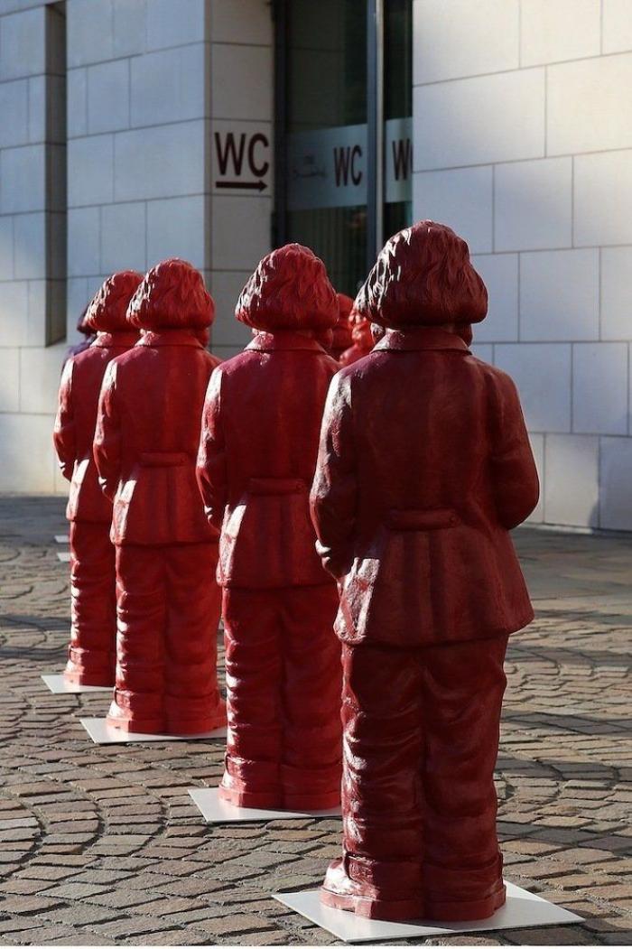 500 esculturas de Karl Marx de un metro en el 195º aniversario de su nacimiento (FOTOS)