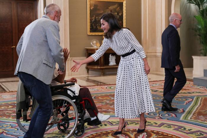 El espontáneo gesto que ha asombrado a la reina Letizia