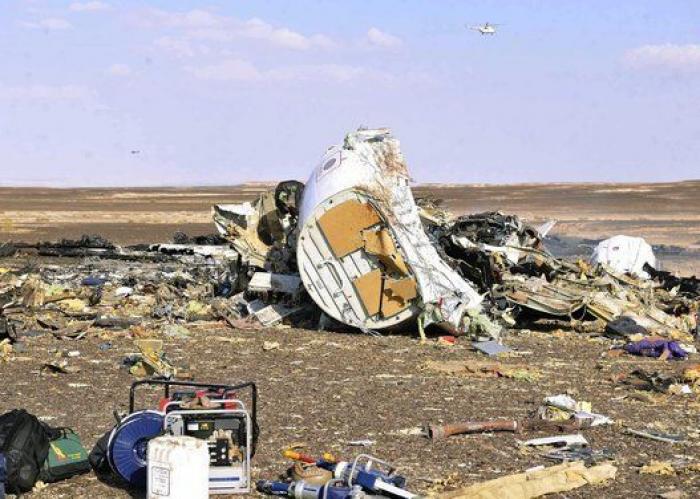 El Airbus ruso siniestrado en Egipto se destruyó en el aire