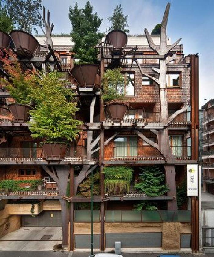 Estos apartamentos son lo más parecido a casas de árboles para adultos (FOTOS)