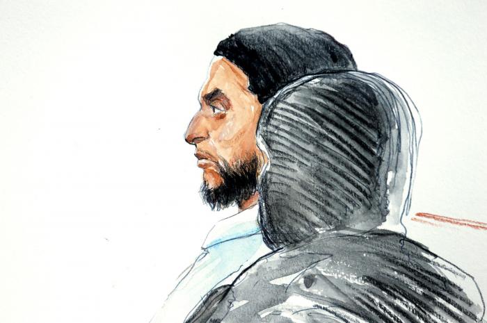 Salah Abdeslam en su juicio en Bruselas por los atentados de París: 