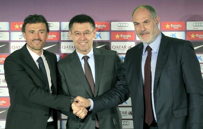 Luis Enrique, presentado como entrenador del Barcelona: "Es todo a lo que aspira un entrenador"