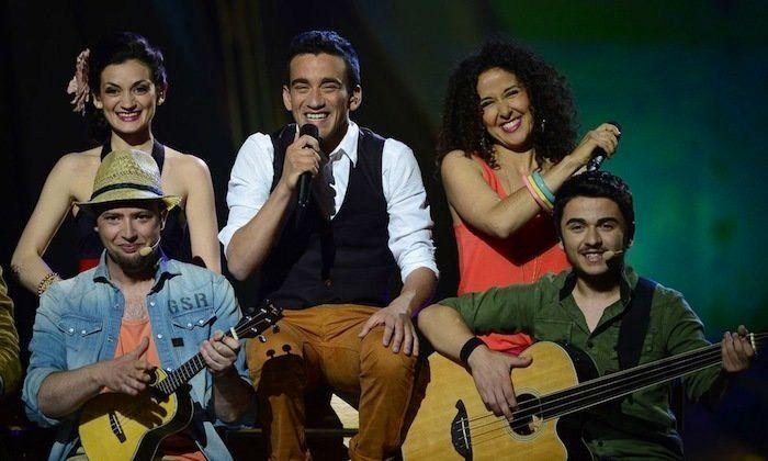 Vestidos Eurovisión 2013: Raquel del Rosario, de amarillo (FOTOS)