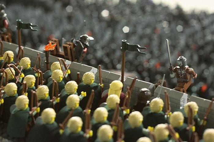 'Las dos torres' de 'El señor de los anillos', en 150.000 piezas de Lego (FOTOS, VÍDEO)