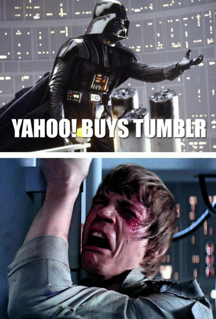 Yahoo! compra Tumblr: montajes y lamentos de sus fieles (GIFS, TUITS)