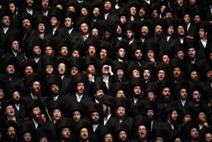 Boda de judíos ultraortodoxos... ante 25.000 invitados (FOTOS, VÍDEOS)