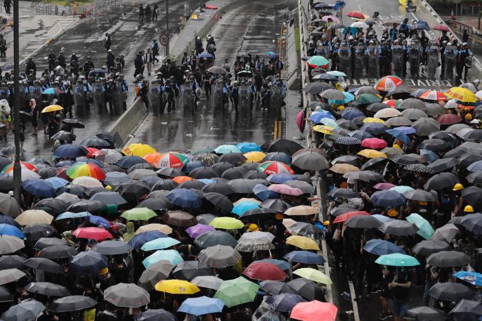 Las imágenes de los enfrentamientos entre Policía y manifestantes en Hong Kong