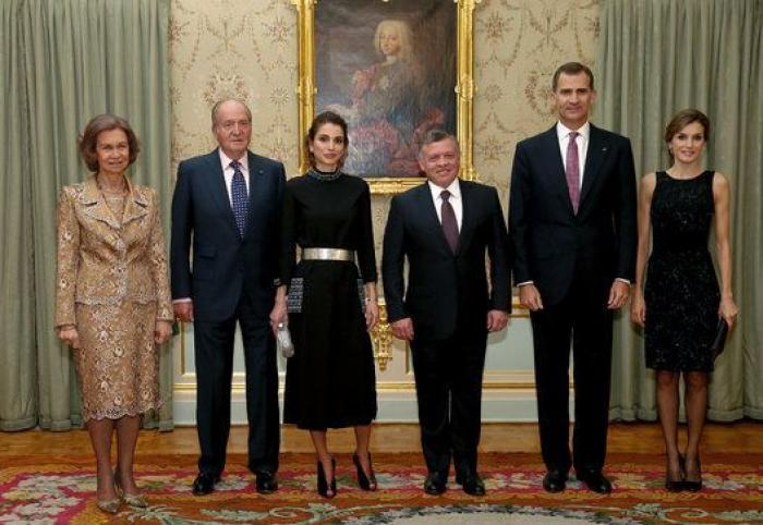 Seis reyes, una cena: el encuentro entre los soberanos de España y los de Jordania (FOTOS)