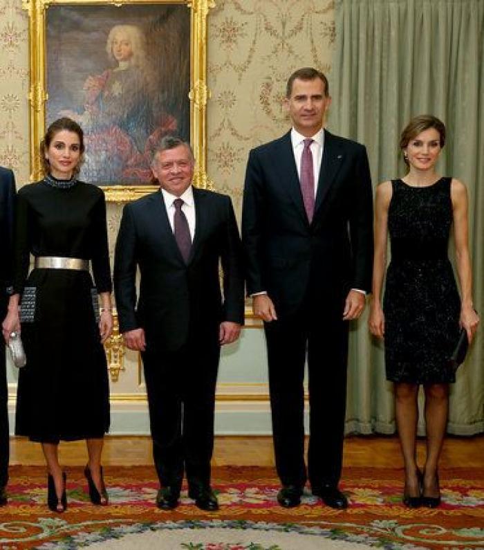 Seis reyes, una cena: el encuentro entre los soberanos de España y los de Jordania (FOTOS)