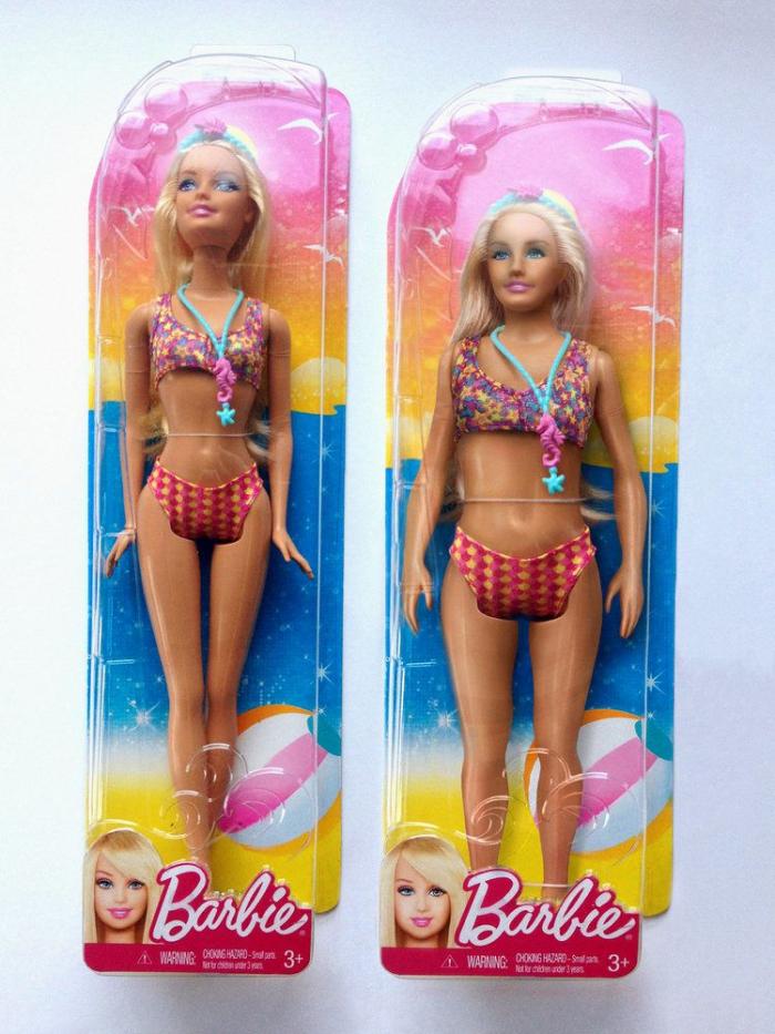 La Barbie de talla grande reabre el debate sobre los cuerpos reales (FOTOS)