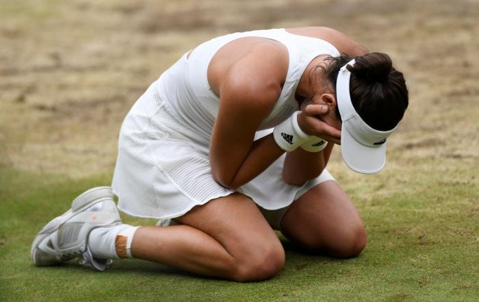 Las mejores imágenes de la victoria de Muguruza en Wimbledon
